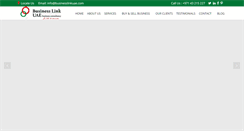 Desktop Screenshot of businesslinkuae.com